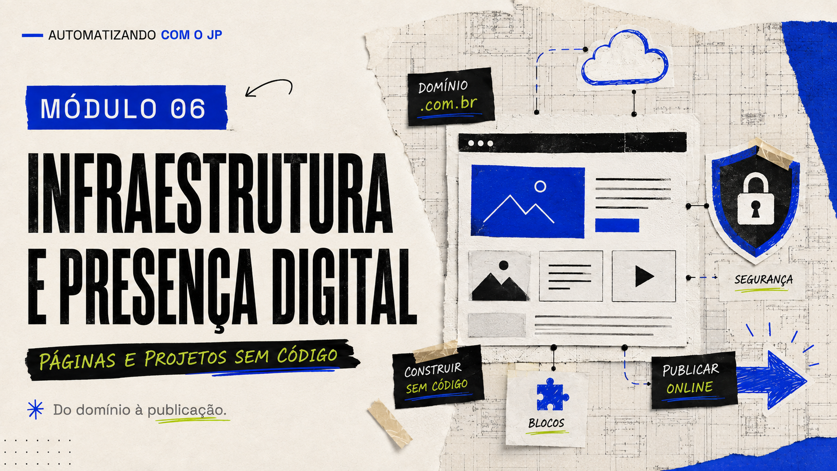 Capa do módulo 6: Módulo 6 · Infraestrutura e Presença Digital